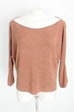 blusa fillity feminina marrom com brilhante