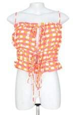 blusa cropped capitona feminina xadrez