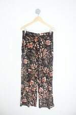 calça de tecido zinzane feminina preta estampada