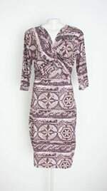 vestido lanca perfume feminino estampado