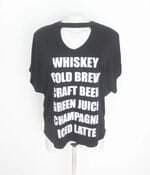 blusa feminina bicolor com silk