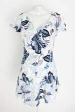 vestido feminino estampado com forro