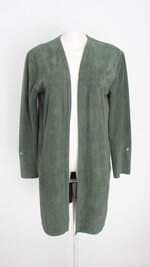 cardigan marfinno feminino verde