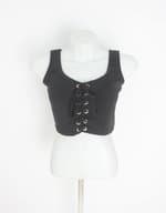 regata  cropped feminina preta 