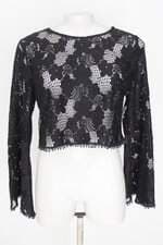 blusa manga longa insp feminina preta