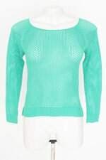 blusa de tricô feminina verde