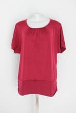 camisa feminina vermelha