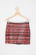 minissaia insp feminina estampada 
