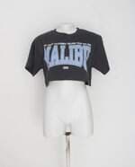 blusa cropped renner feminina cinza com silk