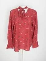 blusa manga longa renner feminina estampada 