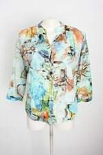 camisa feminina estampada com bordado e pregas