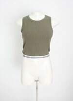 blusa cropped renner feminina verde
