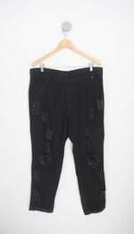 calça jeans stillger feminina preta