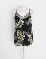 regata shoulder feminina estampada com tule