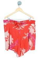 shorts maria francia feminino floral com forro