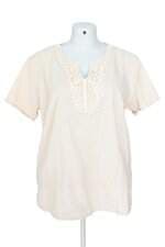 blusa feminina bpc bege com renda