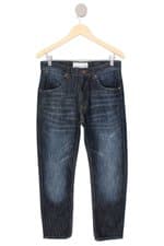 calça jeans PAPER DENIM & CLOTH  femininA cinza
