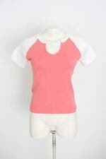 blusa fit feminina bicolor 