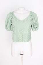 blusa a collection feminina  verde com forro