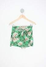 shorts colcci feminino floral com sobreposição