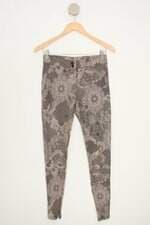 calça de tecido pop up store feminina marrom