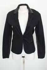 blazer caricatura feminino preto com forro