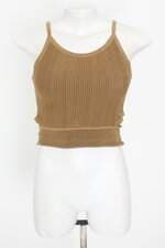 cropped Dress To feminino marrom com recortes