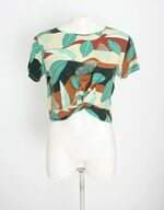 blusa azzejo feminina estampada