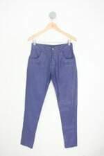 calça de tecido afghan feminina azul