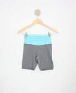 shorts de academia renner feminino cinza com recortes