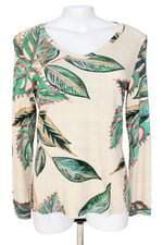 Blusa Malwee  Manga Longa Estampada