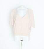 blusa monovia feminina bege