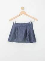 Shorts saia feminino azul