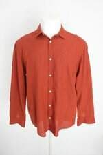 camisa marfinno masculina terracota 