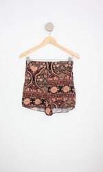 shorts lezalez feminino estampado