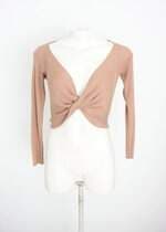 cropped feminino marrom
