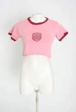 blusa cropped osklen feminina rosa