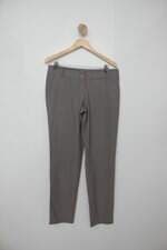 Calça de tecido barred's feminina nude