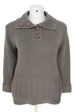 blusa de tricô felling feminina cinza