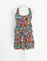 vestido aqua brasil feminino estampado