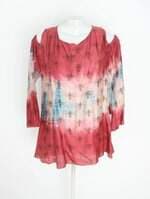 blusa tigresse feminina estampada com recortes