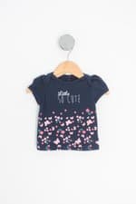 blusa bambini kids azul com silk
