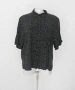 camisa shoulder feminina preta