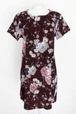 vestido old factory feminino estampado