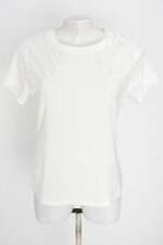 blusa sabala feminina branca com aplique