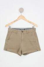 shorts renner feminino bege