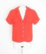 camisa três feminina vermelha