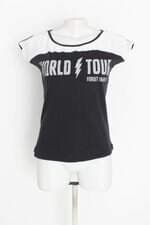 blusa feminina preta com recortes