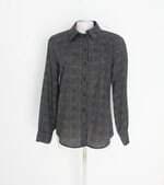 camisa C&A feminina preta com poás