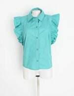 camisa feminina azul